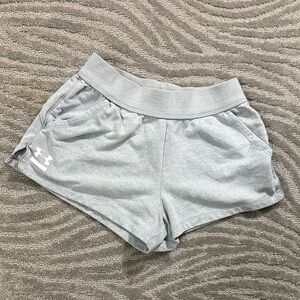 Under Armour Women's Light Gray Athletic Shorts